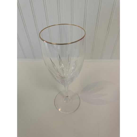 Lenox Water Goblet Firelight Gold   Discontinued - Picture 2 of 5